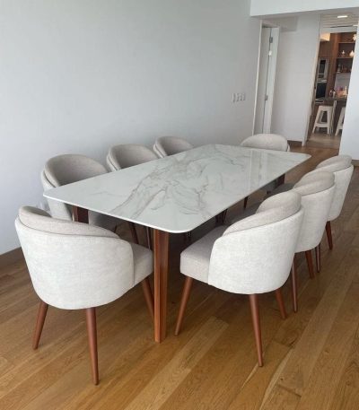 Marble Elegance Dining Set