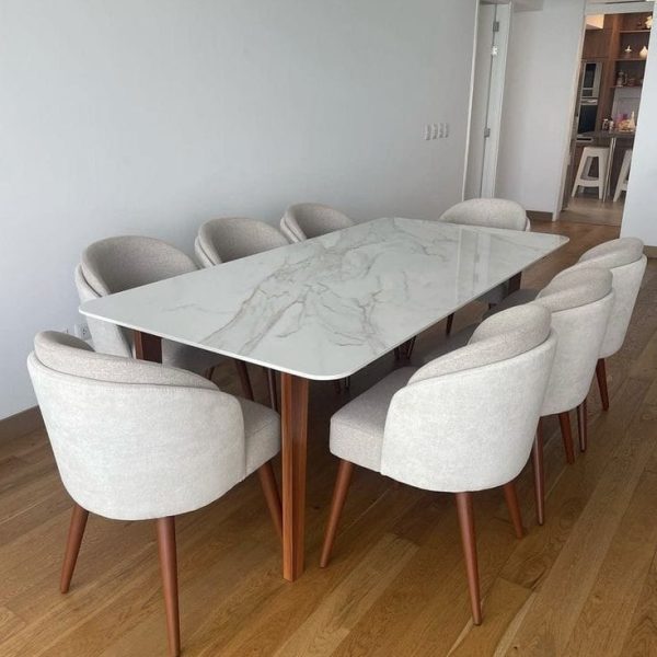Marble Elegance Dining Set