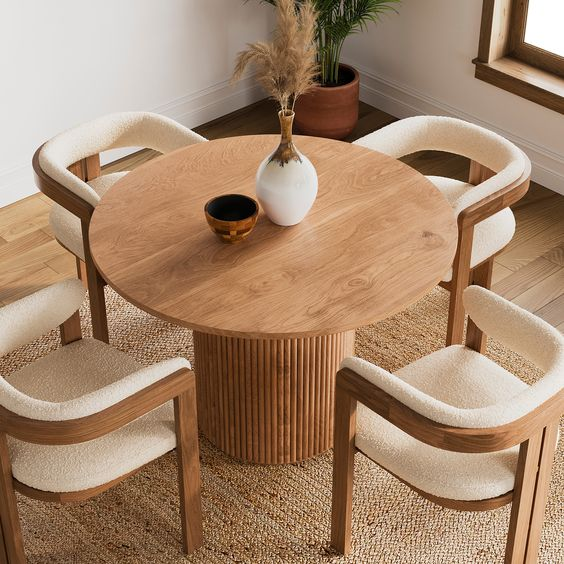 Rustic Elegance Round Dining Set Rustic Elegance Round Dining Set