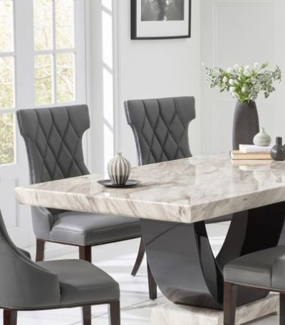 Elegance Marble Ensemble Dining Set