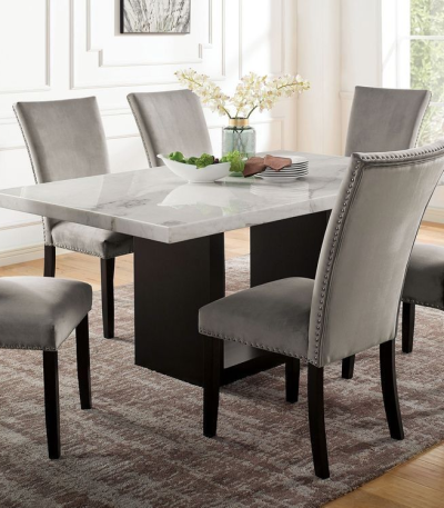 Modern Marble Serenity Dining Set