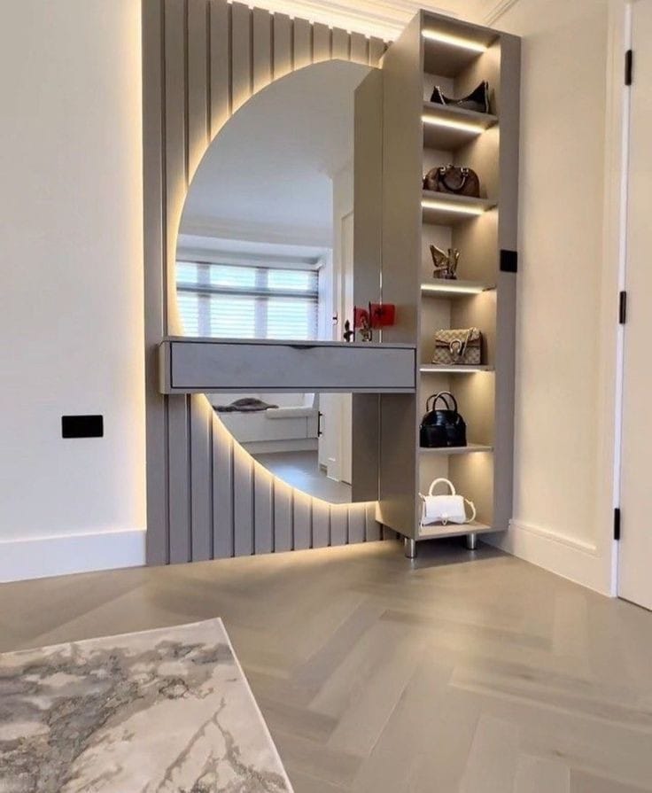 Luminous Elegance Vanity Shelf