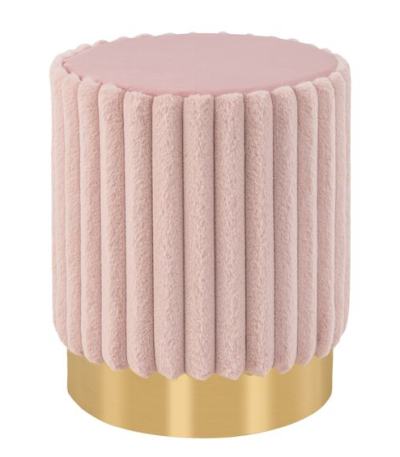 Blush Luxe Ottoman